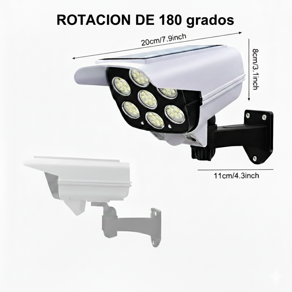 foco solar tipo camara